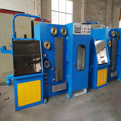 Un buon prezzo. Macchina meccanica di disegno di filo di rame fino con annealer continuo 30m/S in linea