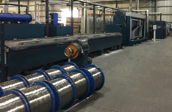 Un buon prezzo. 1.7-4.5mm Wire Aluminum Rod Breaking Machine Motori individuali in linea